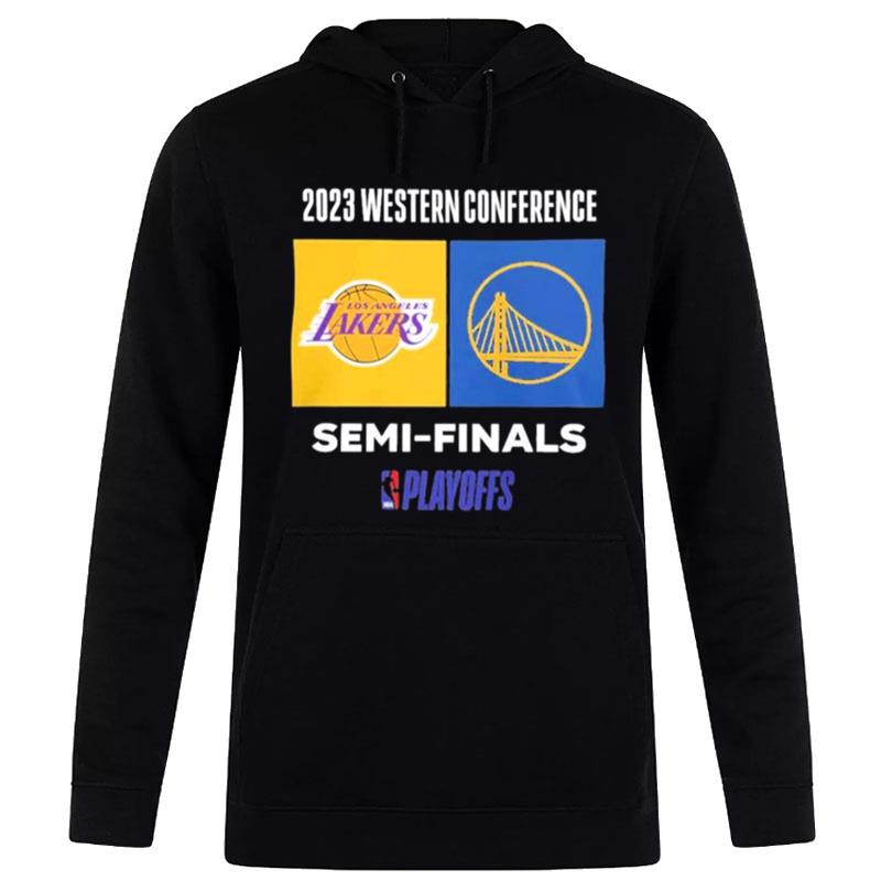 Nba Playoffs 2023 Western Conference Los Angeles Lakers Vs Golden State Warriors Semi Finals Hoodie