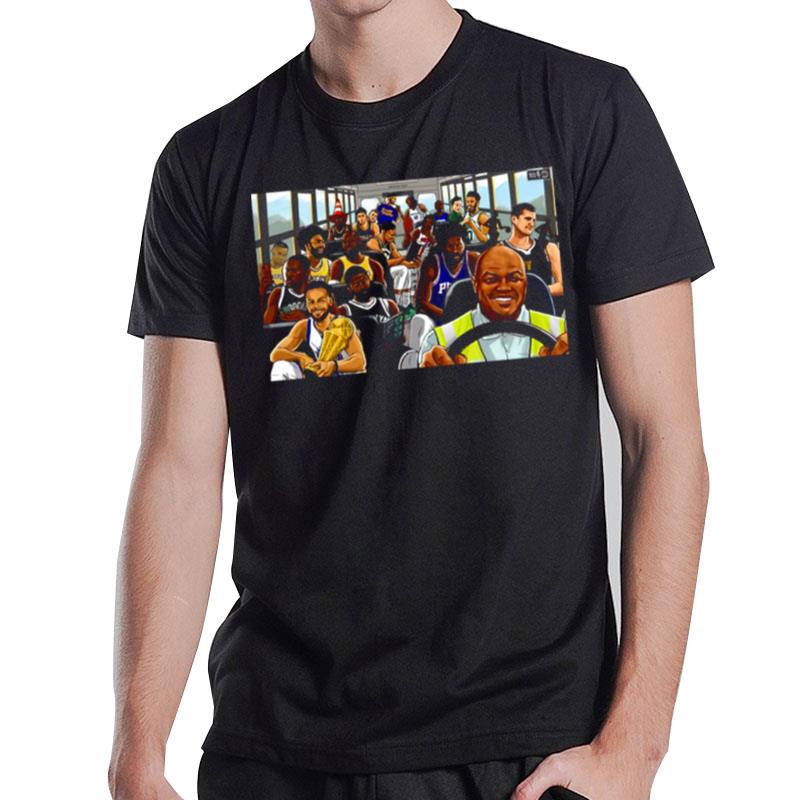 Nba Season All Aboard The Chuck Bus T-Shirt