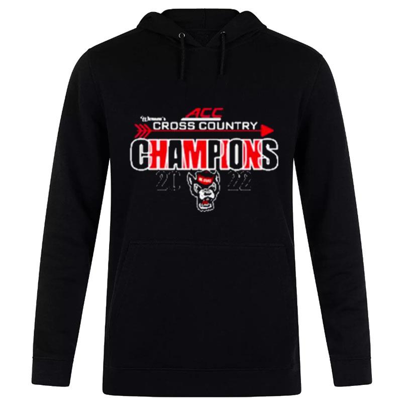 Nc State Wolfpack 2022 Wo Cross Country Acc Champion Hoodie