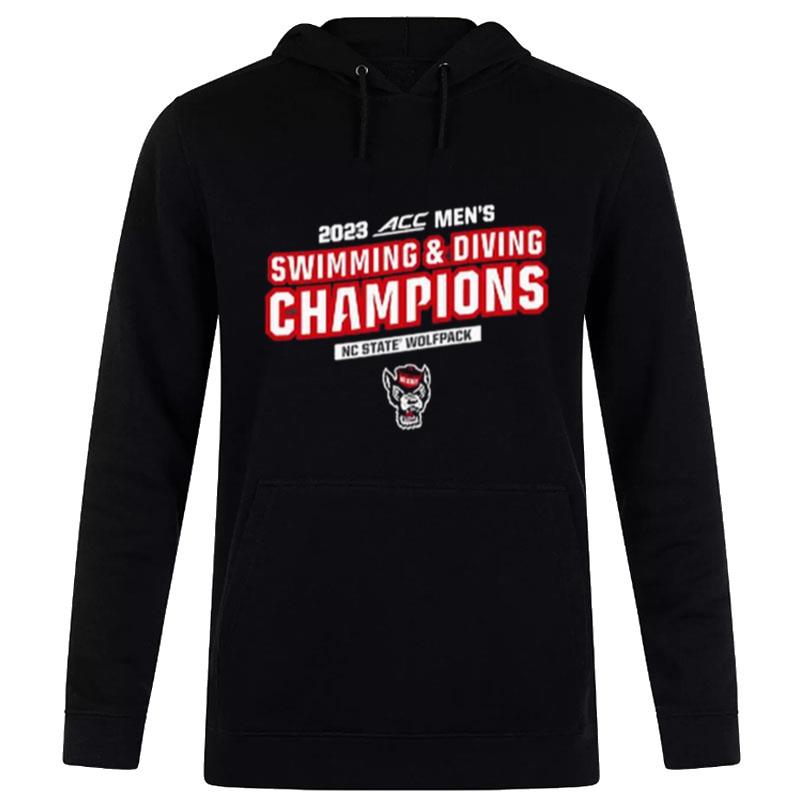 Nc State Wolfpack Swimming And Diving 2023 Acc Champions Hoodie