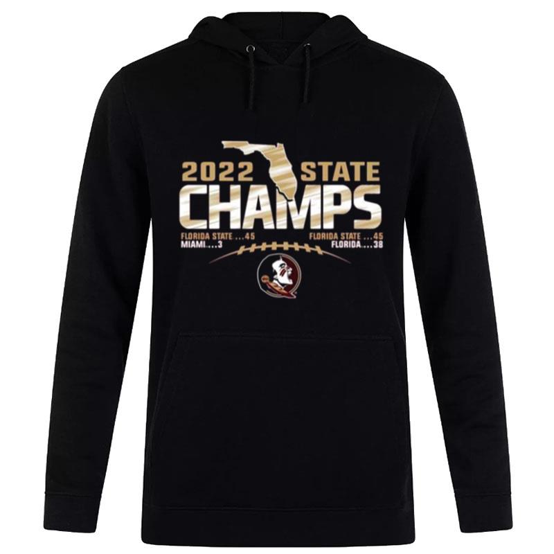 Ncaa 2022 Florida State Seminoles State Champions Football Score Hoodie