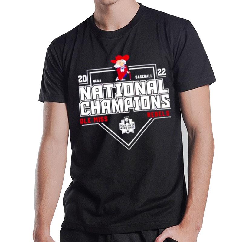 Ncaa Baseball National Champions Ole Miss Rebels 2022 Mcws Champions T-Shirt