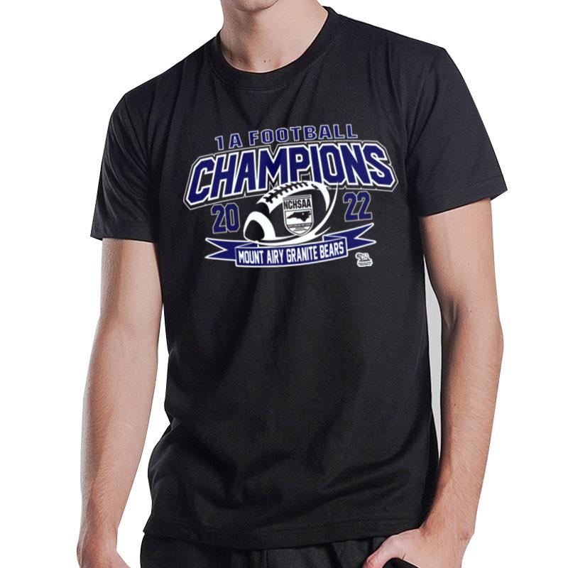 Nchsaa - 1A Football Division Champs T-Shirt