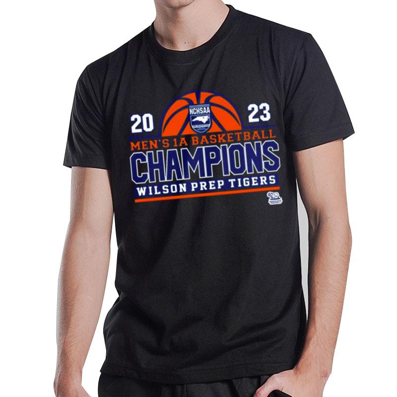 Nchsaa 2023 1A Basketball Champions Wilson Prep Tigers T-Shirt