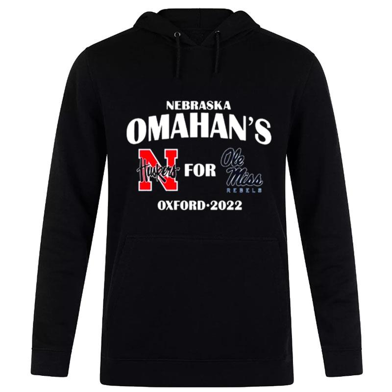 Nebraska Cornhuskers For Ole Miss Rebels Oxford 2022 Hoodie