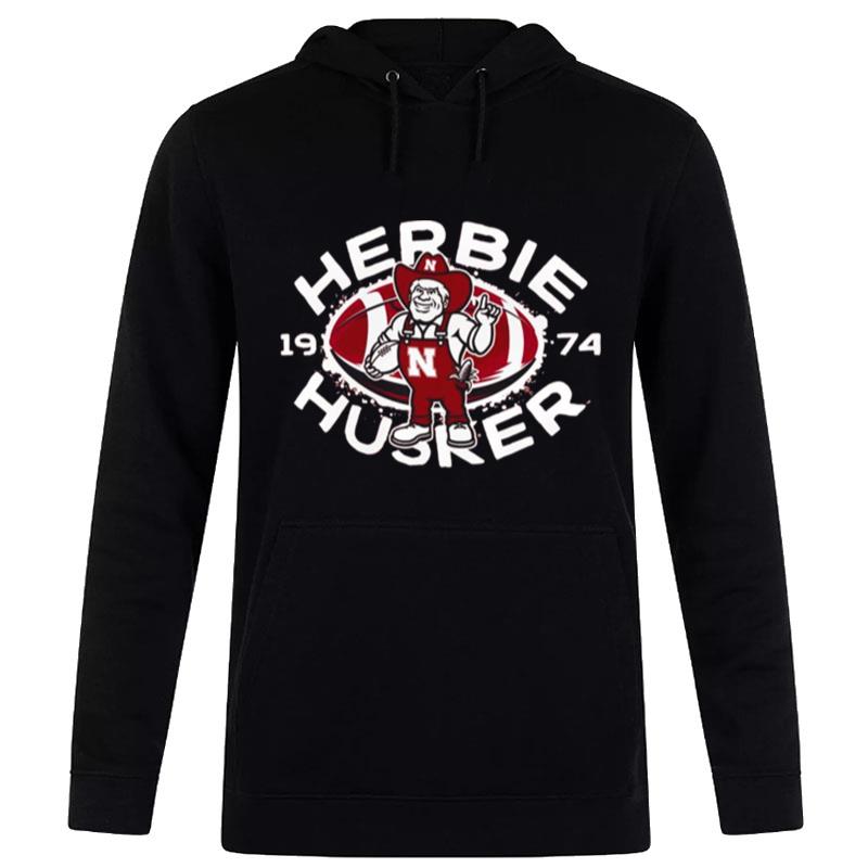 Nebraska Huskers Herbie Football Mascot 1974 2023 Hoodie