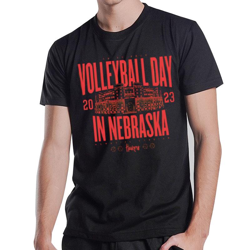 Nebraska Huskers Homefield 2023 Volleyball Day T-Shirt