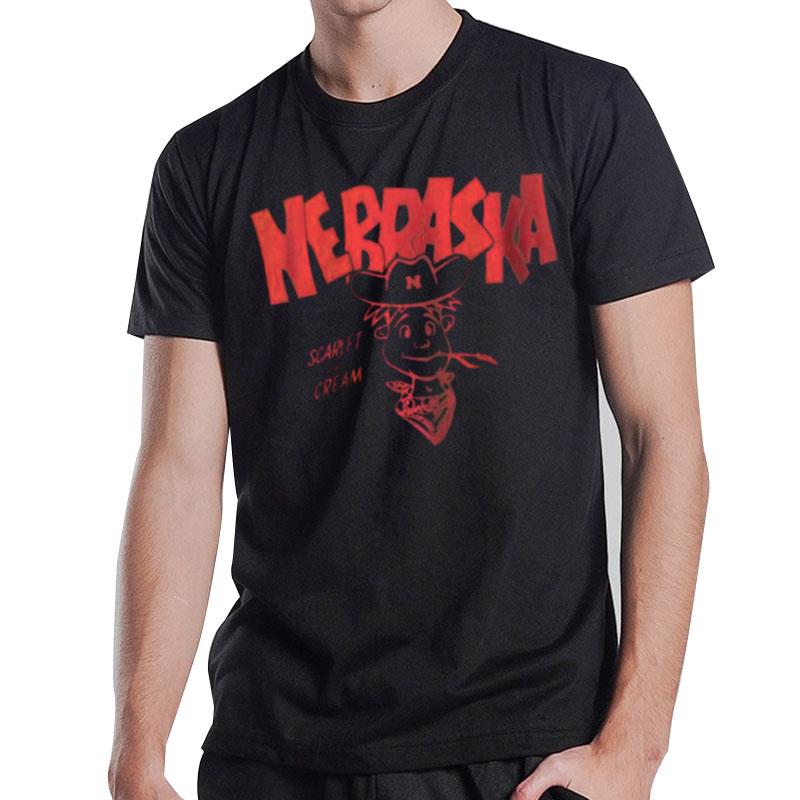 Nebraska Scarlet And Cream T-Shirt