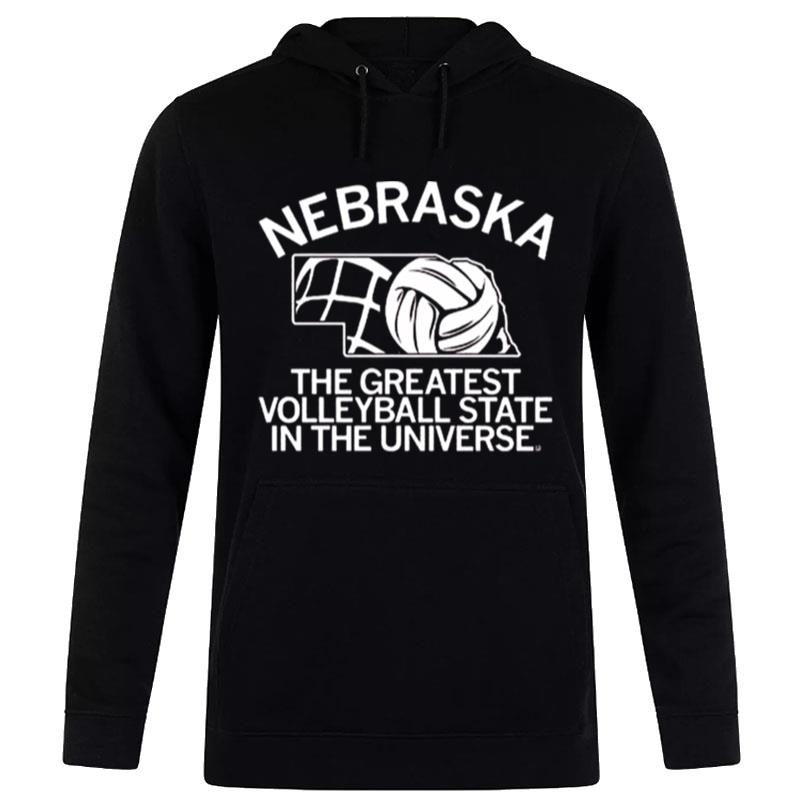Nebraska The Greatest Volleyball State In The Universe Hoodie