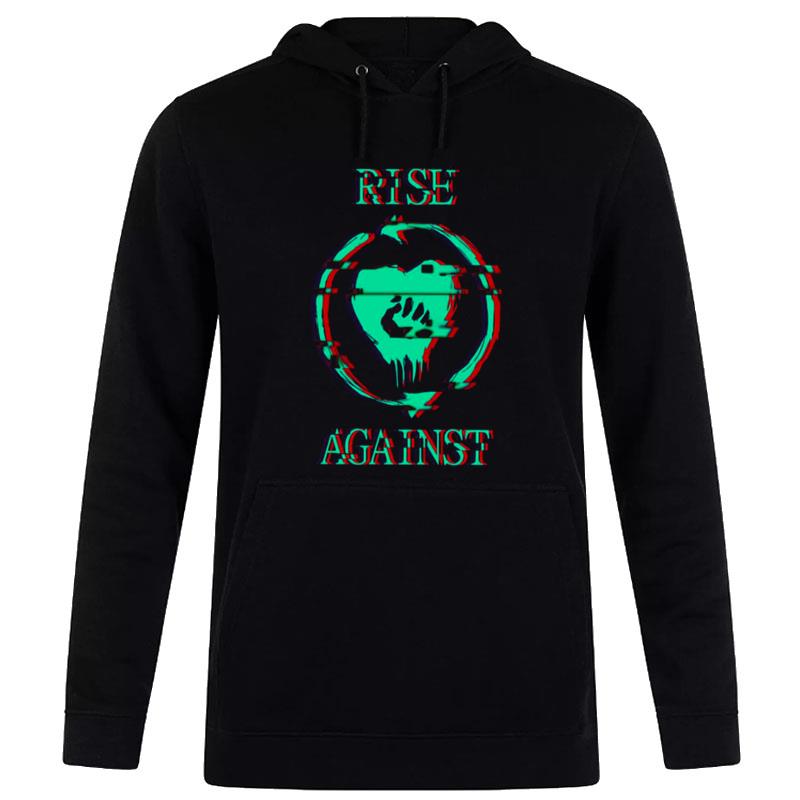 Neon Album Art Rise Agains Hoodie