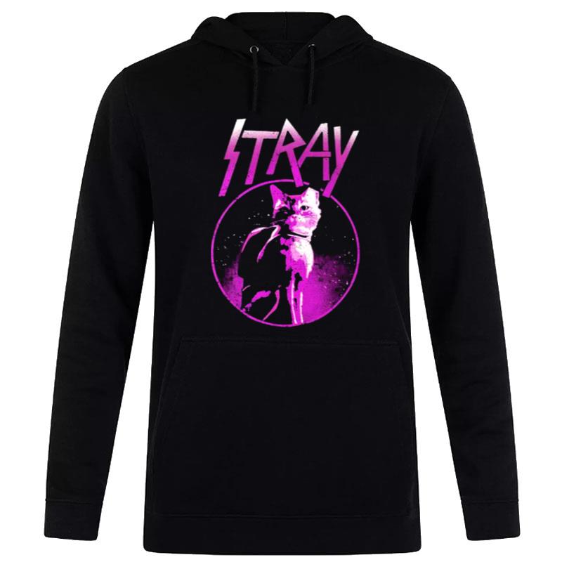 Neon Cat Stray Hoodie