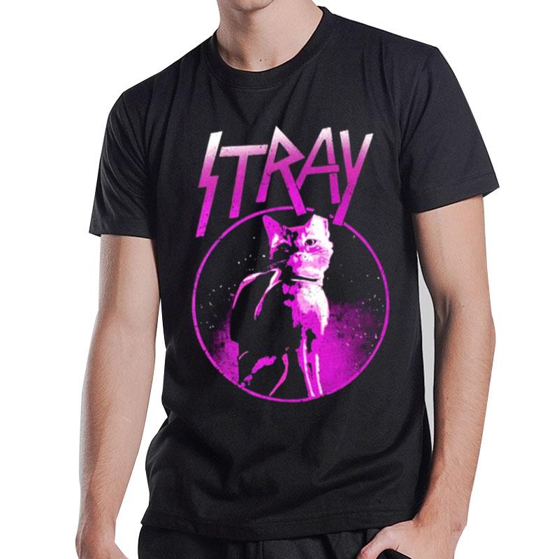 Neon Cat Stray T-Shirt