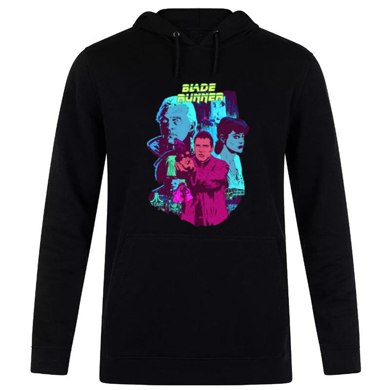 Neon Design 1982 Version Blade Runner Hoodie