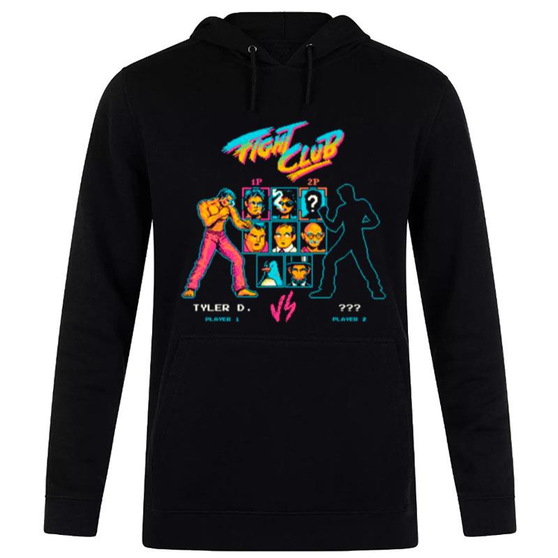 Neon Design Fight Club Movie Hoodie