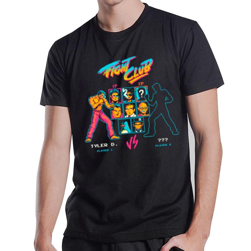 Neon Design Fight Club Movie T-Shirt