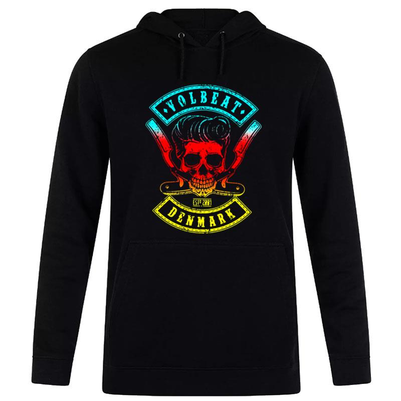 Neon Design Logo Volbeat Band Hoodie