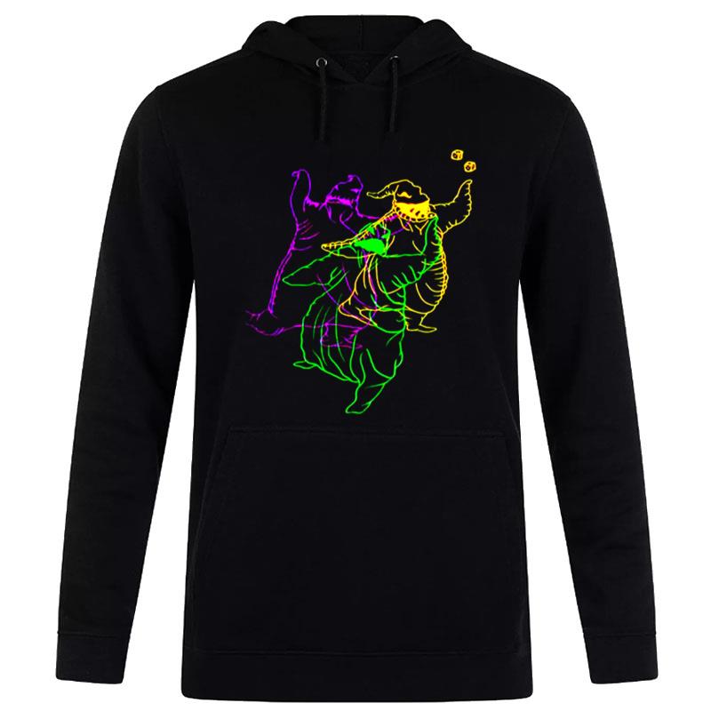 Neon Design Oogie Boogie Halloween Hoodie