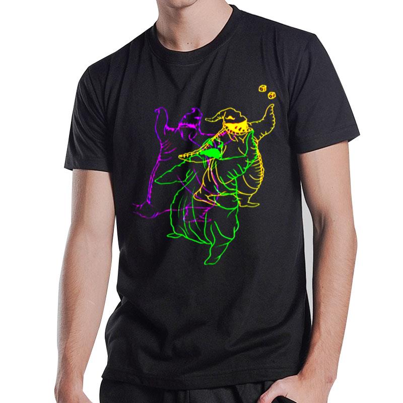 Neon Design Oogie Boogie Halloween T-Shirt