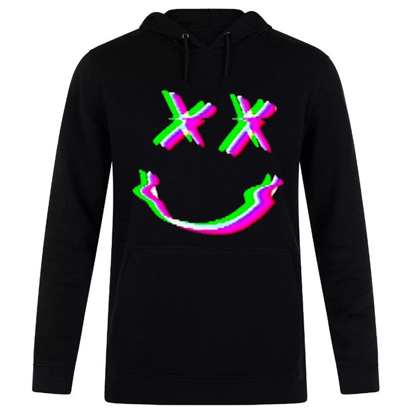 Neon Design Smiley Face Rgb Louis Tomlinson One Direction Hoodie