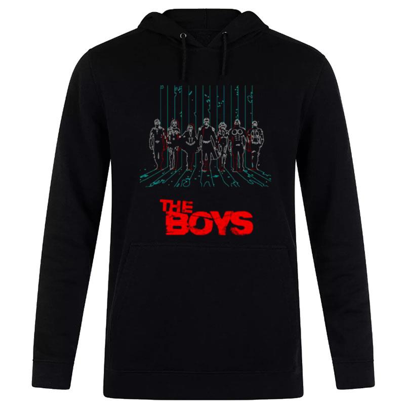 Neon Design The Boys Tv Show Hoodie