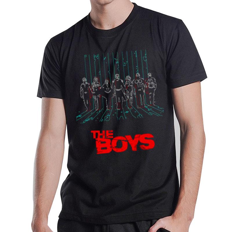 Neon Design The Boys Tv Show T-Shirt