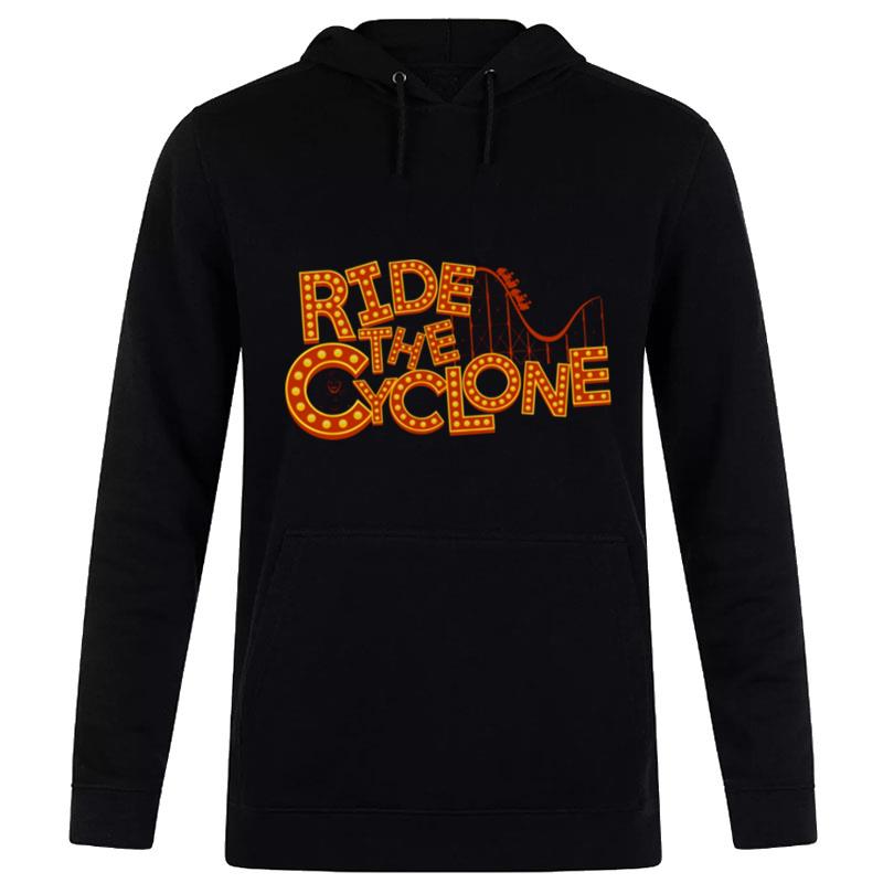 Neon Lights Design Ride The Cyclone Hoodie