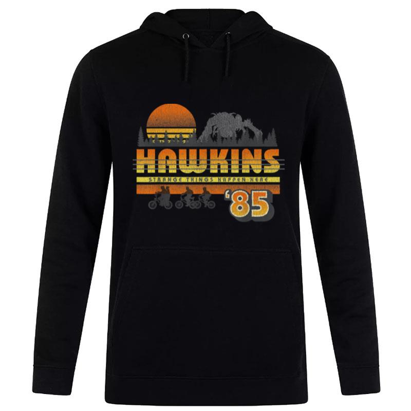 Netflix Stranger Things Hawkins Strange Things 85 Retro Classic Hoodie