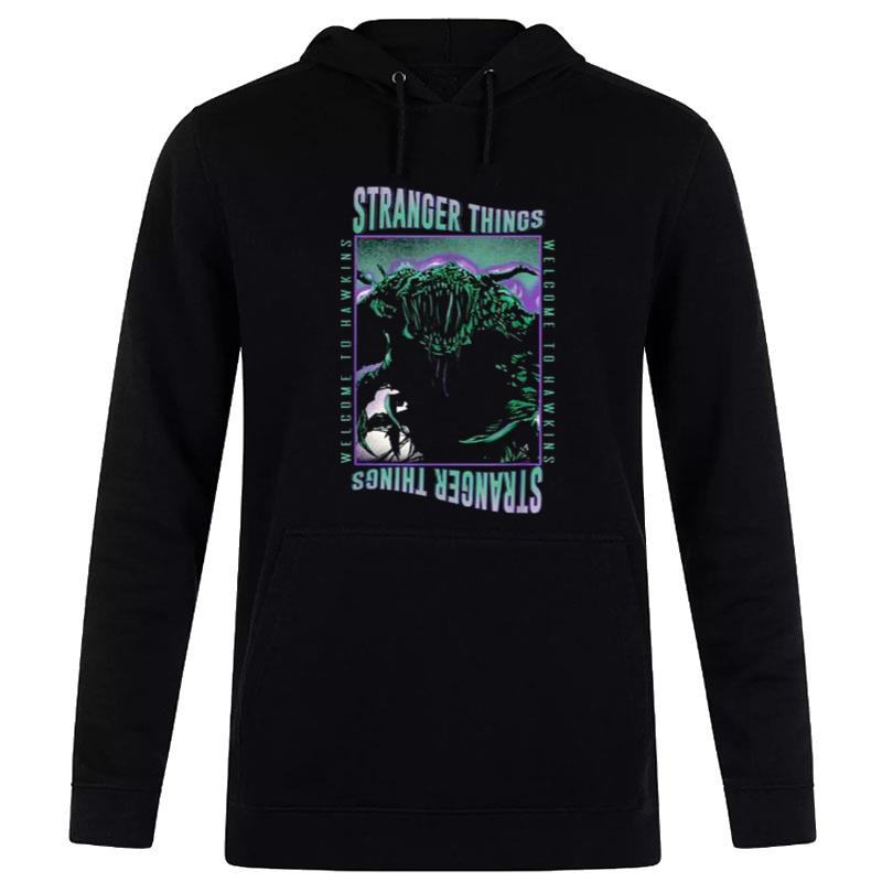 Netflix Stranger Things Welcome To Hawkins Demogorgon S Hoodie