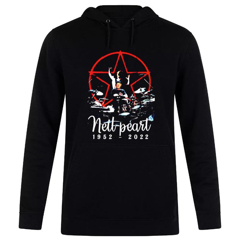 Nett Peart 1952 2022 Rush Band Hoodie