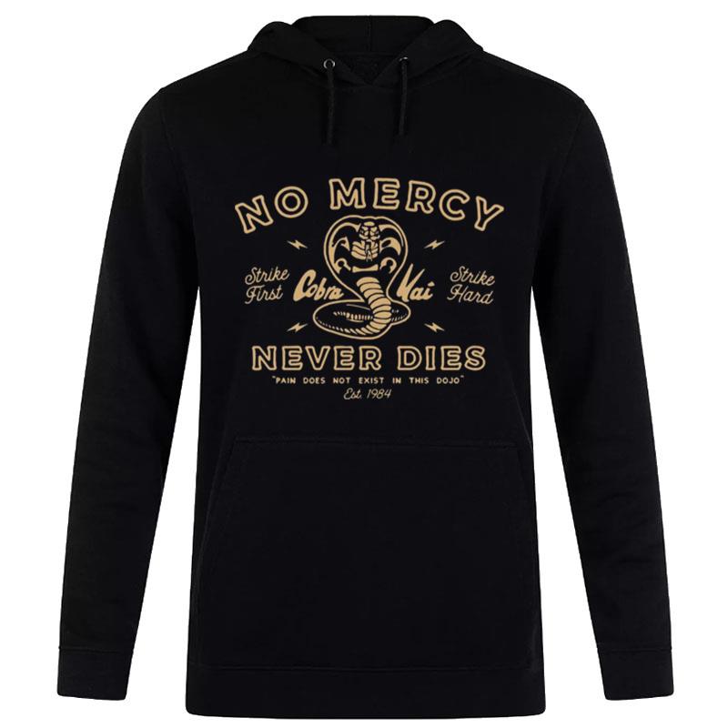 Never Dies Strike Strike Hard Pain Doesn'T Exist In This Dojo Hoodie