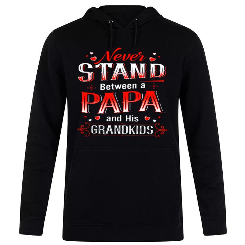 Never Stand Between A Papa And His Grandkids Hoodie