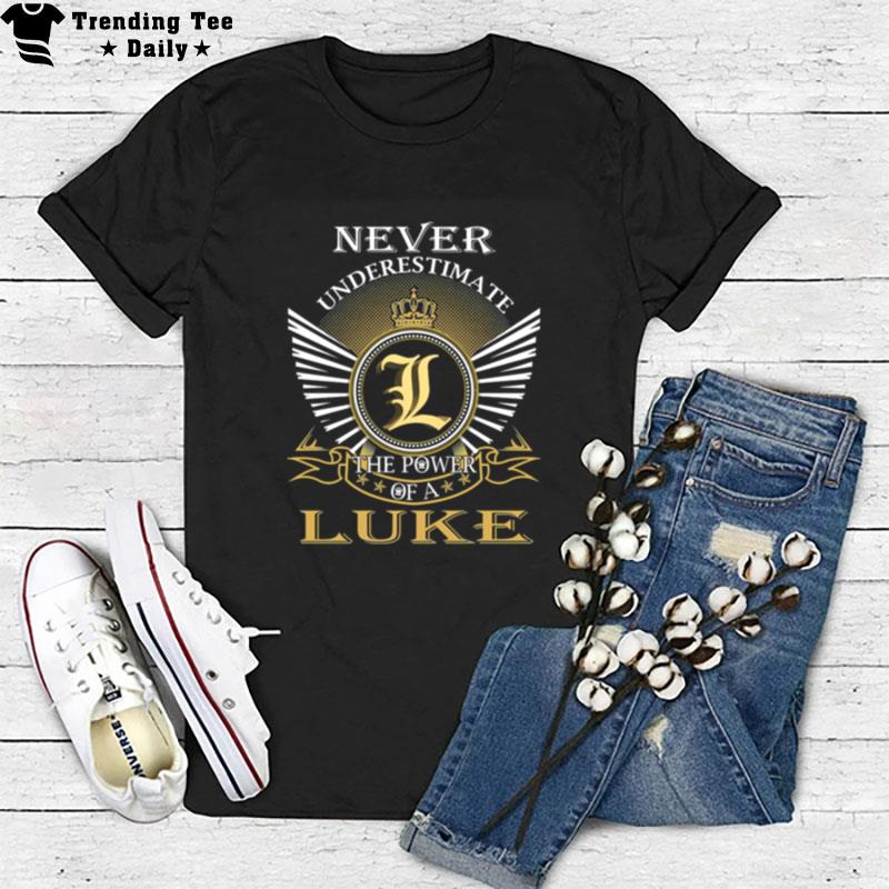 Never Underestimate The Power Of A Luke T-Shirt