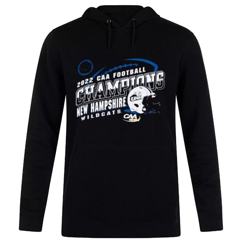 New Hampshire Wildcats 2022 Caa Football Champions Hoodie