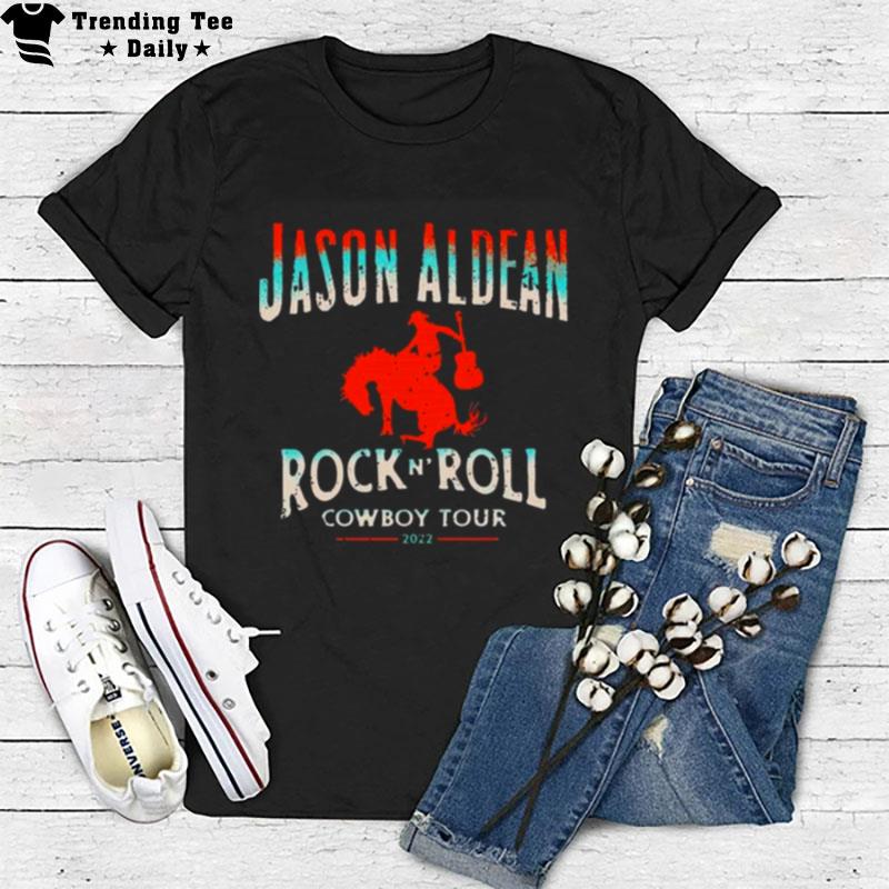 New Jason Aldean Back In The Saddle Tour 2022 T-Shirt