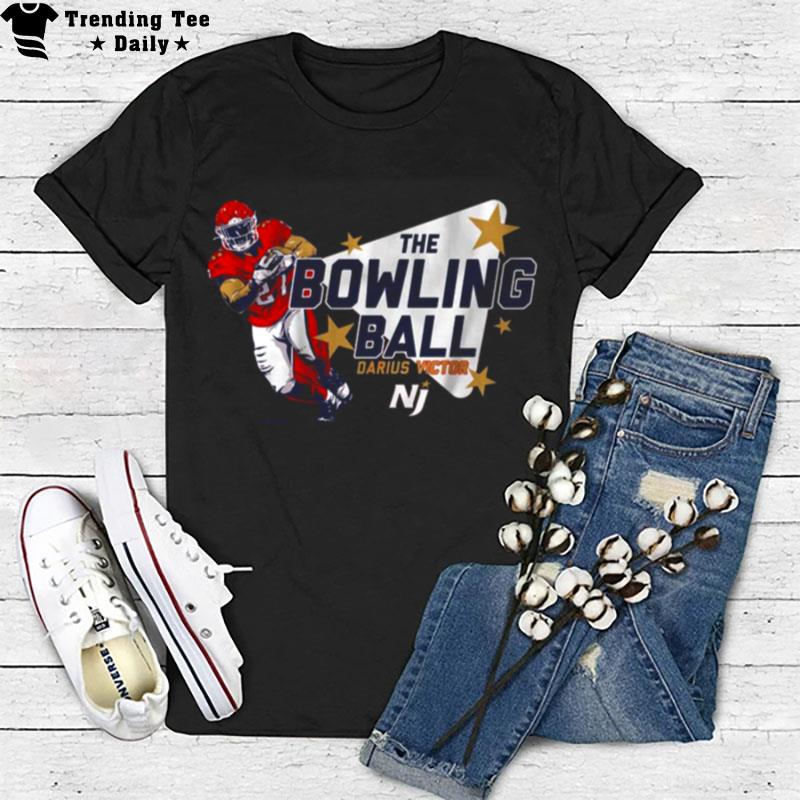 New Jersey Generals Darius Victor The Bowling Ball T-Shirt