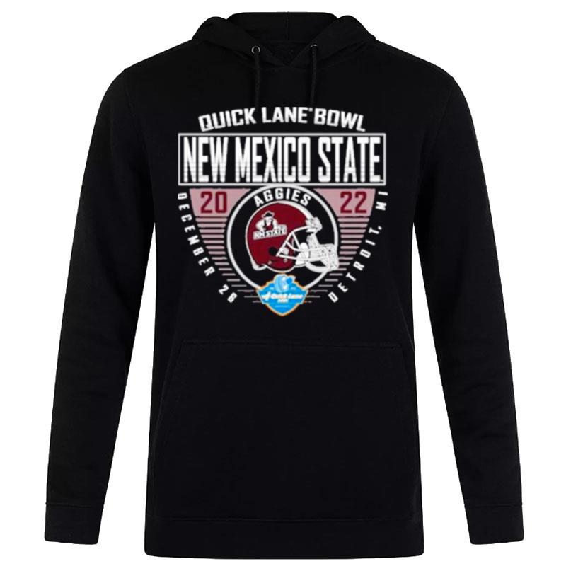 New Mexico State Aggies Helmet 2022 Quick Lane Bowl Hoodie