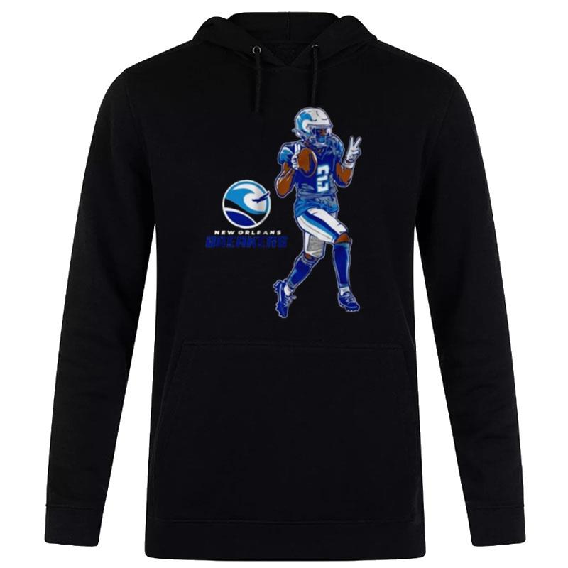 New Orleans Breakers Johnnie Dixon Deuces Hoodie