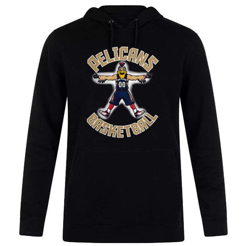 New Orleans Pelicans Basketball Mascot Show Hoodie