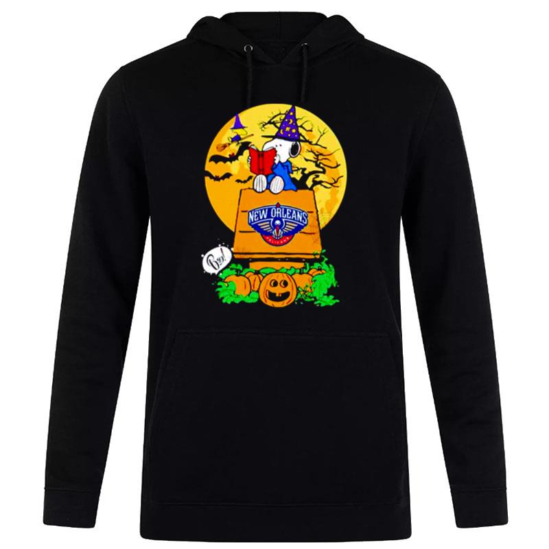 New Orleans Pelicans Snoopy Halloween Hoodie