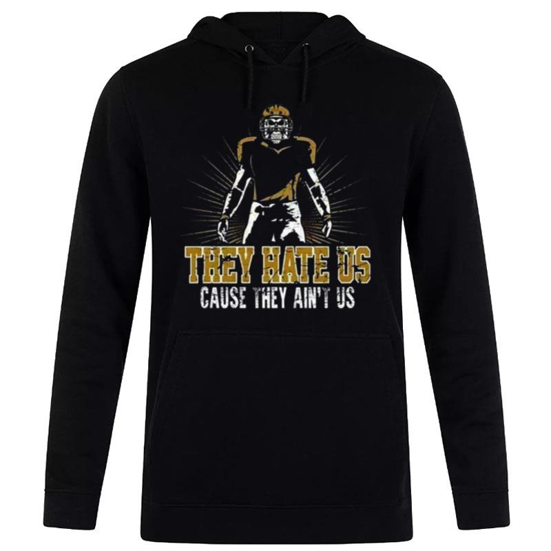 New Orleans They Hate Us Cause They Aint Us Vintage New Orleans Sports Retro American Football Hoodie