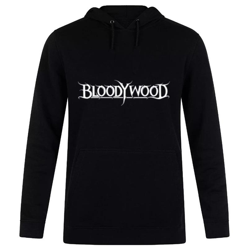 New White Logo Bloodywood Hoodie