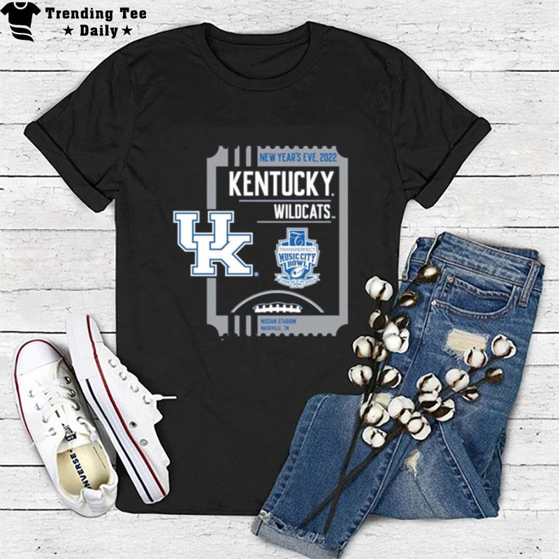 New Year'S Eve 2022 Transperfect Music City Bowl Kentucky Wildcats T-Shirt