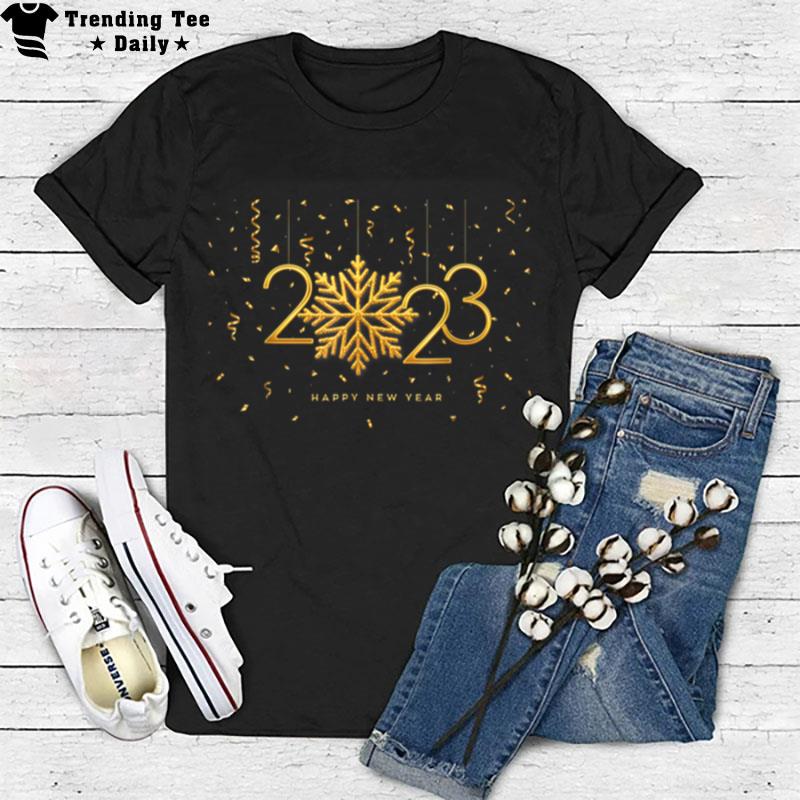 New Years Eve Party Supplies 2023 Happy New Year Confetti T-Shirt