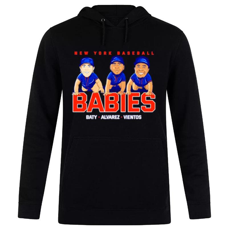 New York Baseball Babies Baty Alvarez Vientos Hoodie