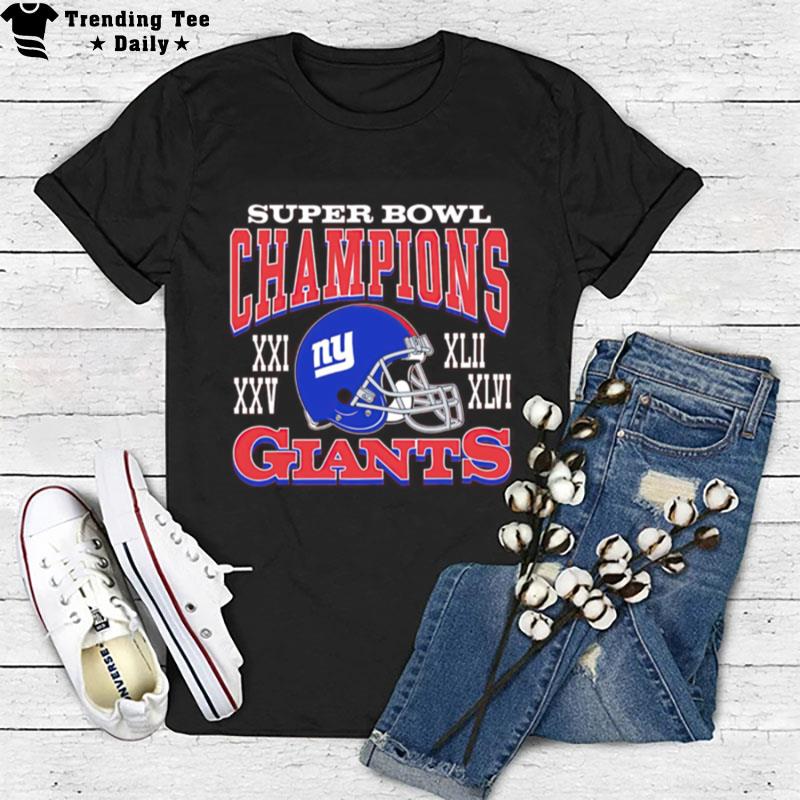 New York Giants Super Bowl Champions T-Shirt