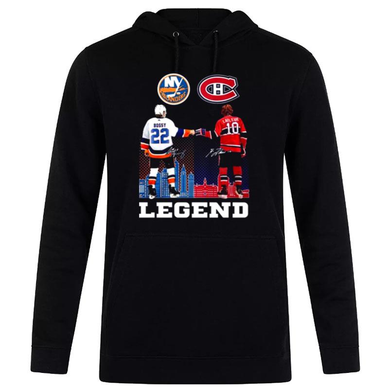 New York Islanders Bossy And Colorado Avalanche Lafleur Legend Signature Hoodie