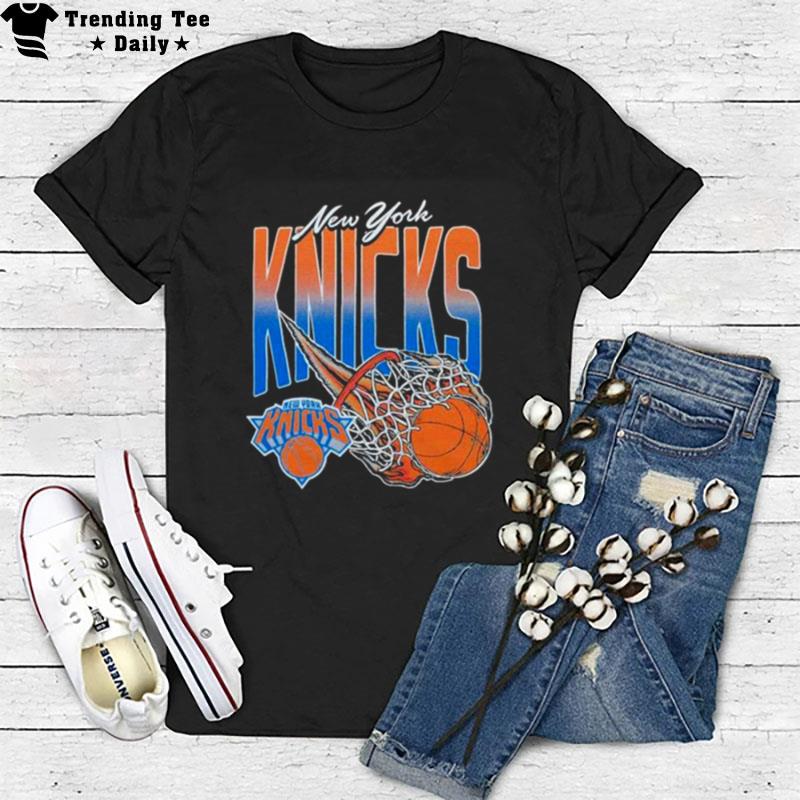 New York Knicks On Fire Nba T-Shirt