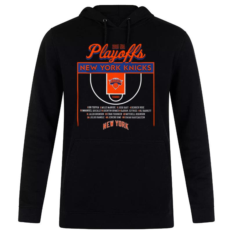 New York Knicks Stadium Essentials Unisex 2023 Nba Playoffs Roster Hoodie