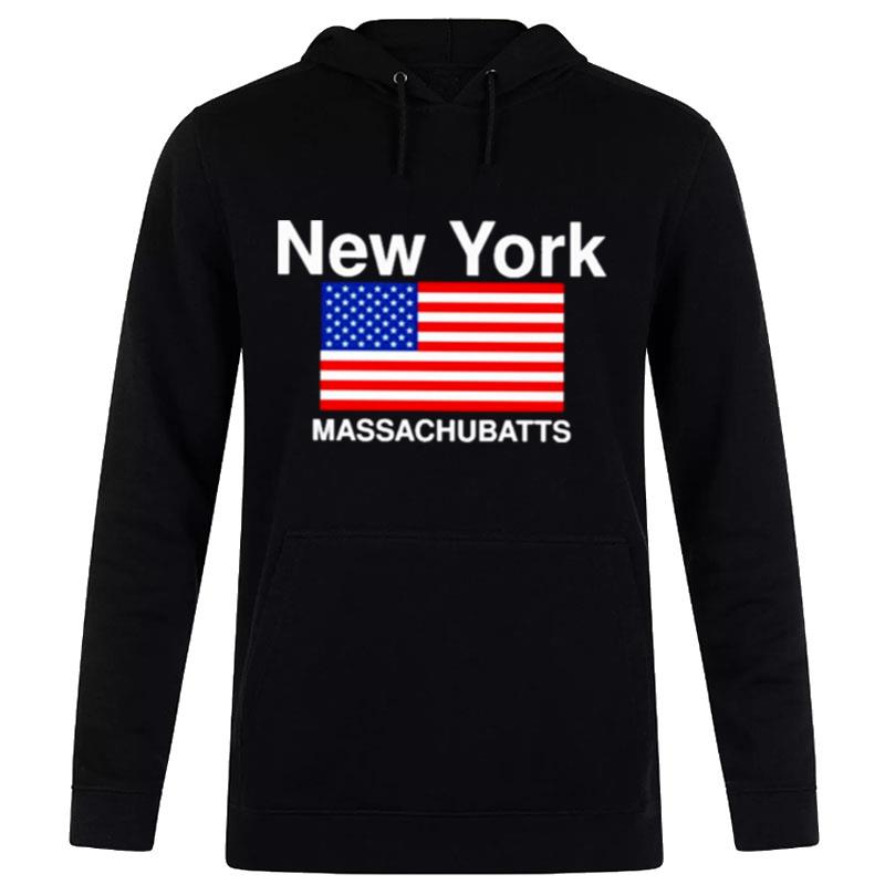 New York Massachubatts American Flag Hoodie