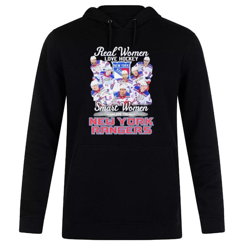 New York Rangers Real Women Love Hockey Smart Women Love The 2023 Signatures Hoodie